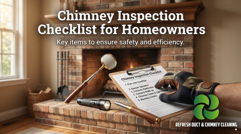 Chimney Inspection Checklist for Homeowners - Refresh Duct Cleaning